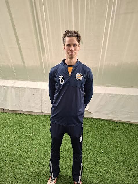 Claes Nyman gjorde sitt första m ål i Säffletröjan.