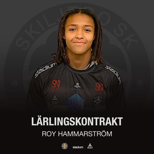 Roy Hammarström född 2009 har skrivit lärlingskontrakt