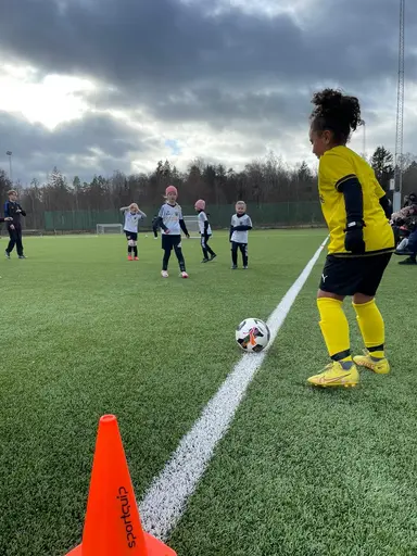 Tjejerna spelade återigen en strålande match . 