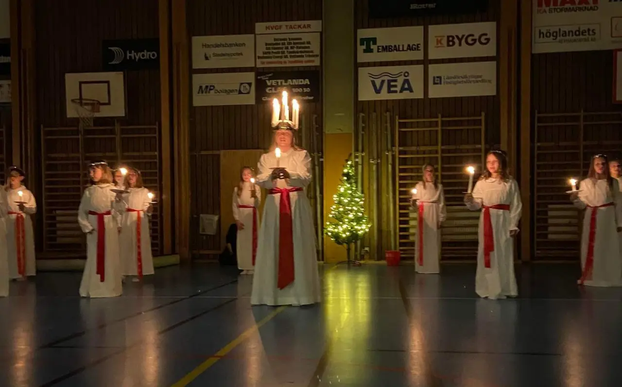 Årets lucia Moa Klemetrud Björkman.