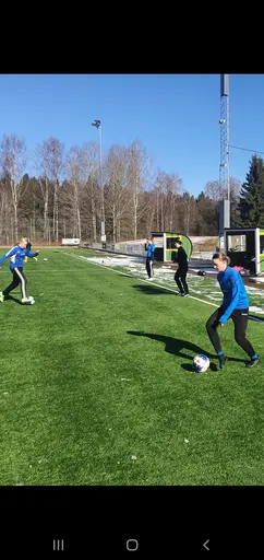 Snön låg kvar under uppvärmningen
