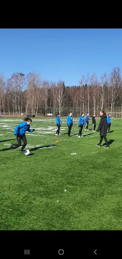 Snön låg kvar under uppvärmningen