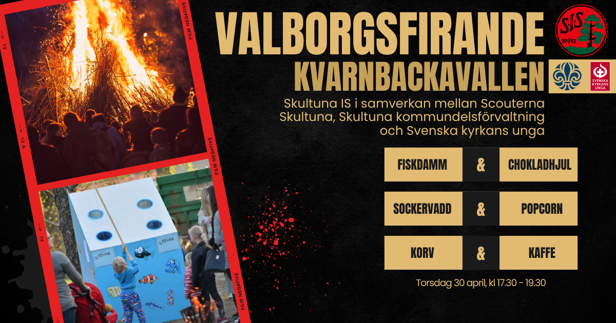En affisch till valborgsfirande