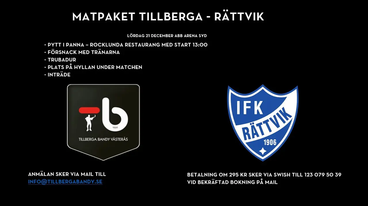 Matpaket TB-Rättvik