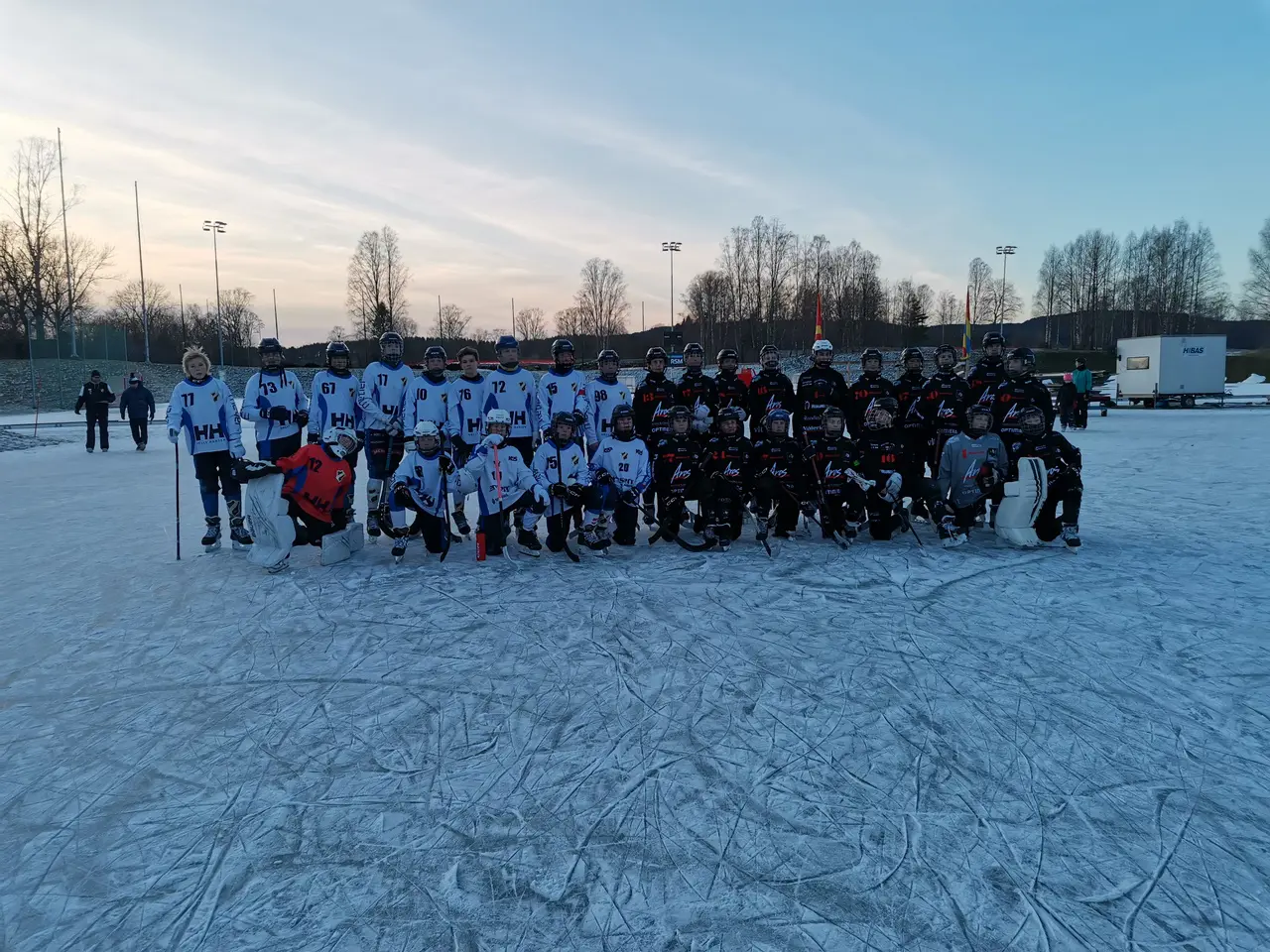 Lagbild tillsammans med Stabaek