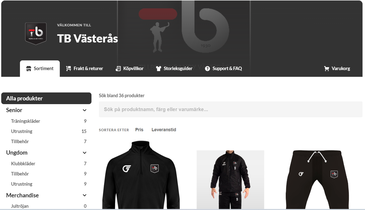 KLUBBSHOP