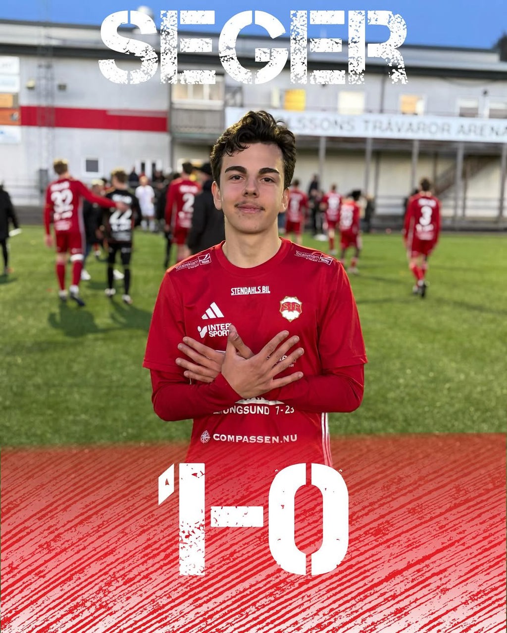 Segerskytten, Dion Musa, fortsätter imponera.