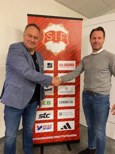 Klubbchef, Pontus Roos och Tony Lindberg ser positivt på framtiden för SIF