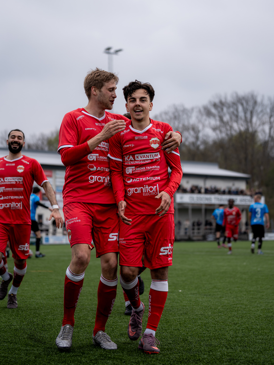 Målskyttarna Axel Pettersson och Dion Musa. Foto: William Quist