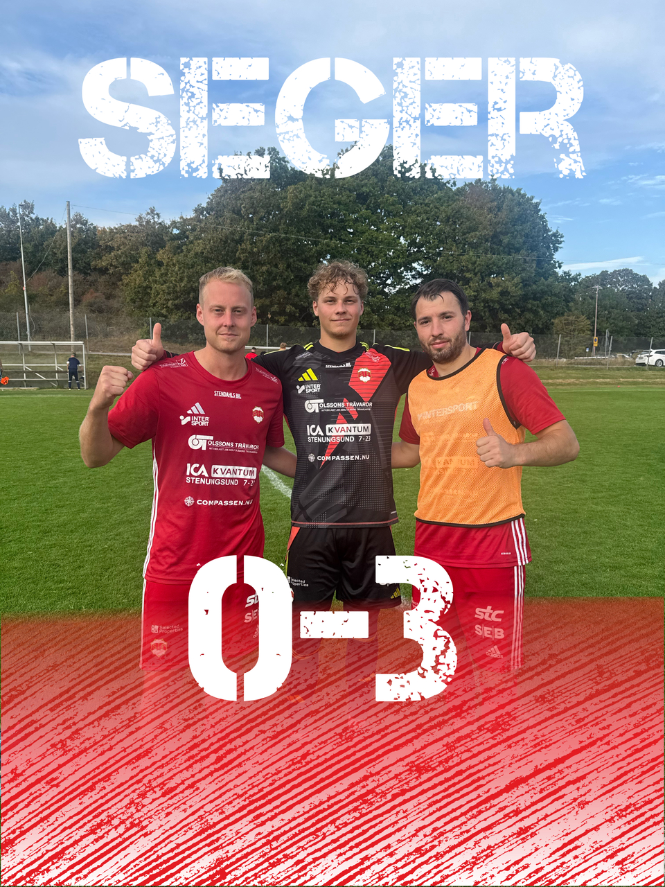 Glada målskyttar och stabil målvakt!