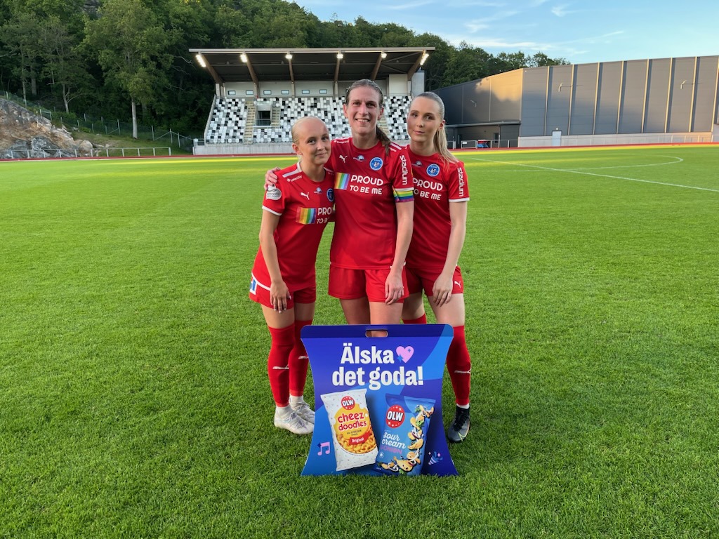 Selma 1 mål, Malin 1 mål och bästa spelare och Moa 2 mål.