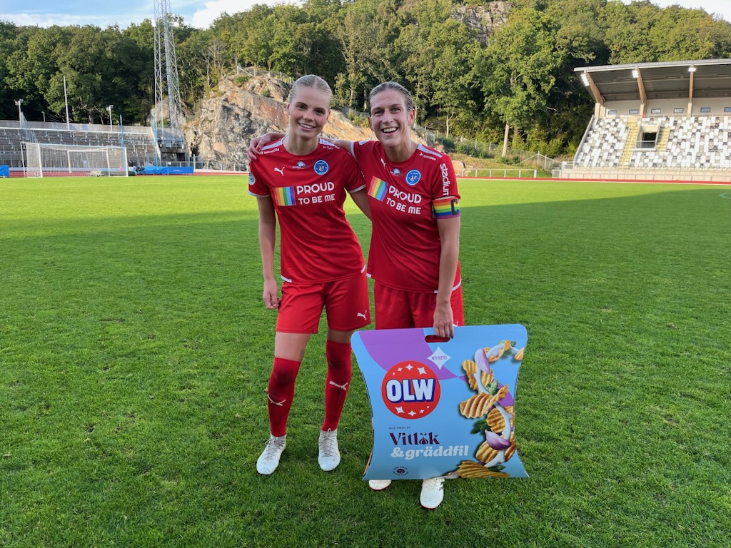 Tuva Berneland målskytt, Malin Skoglund målskytt och bästa spelare