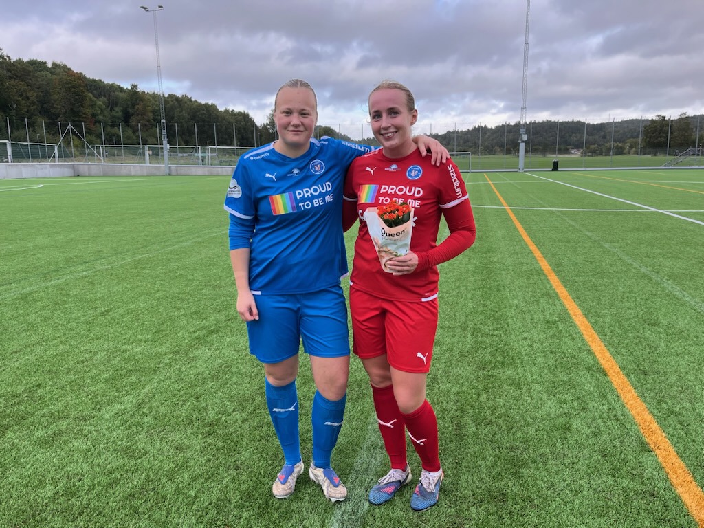 Liv håller nollan tillsammans med målskytten och bästa spelare Stella