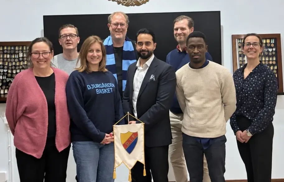 Foto: Cynthia Lorentzon. Bak från vänster: Glenn Viksten, Jonas Grytberg, David McCann. Första rad: Madeleine Pettersson, Caroline Wettermark, Mahdi Mojallal, Gabriel Tshidimu, Lene Standnes.