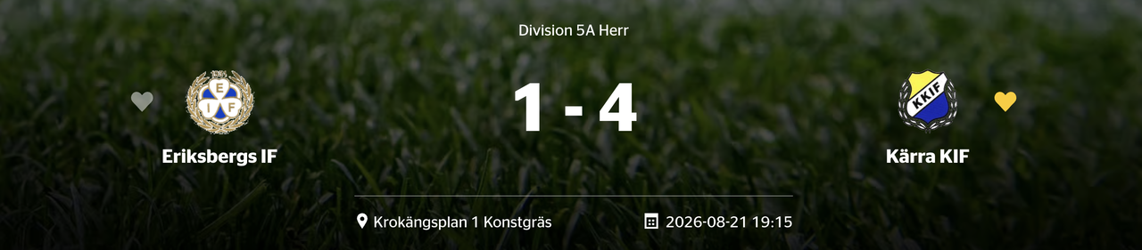 4 raka segern för herrarna i Div 5
