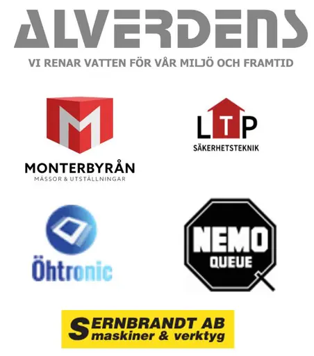 Tack till våra sponsorer, Alverdens, Monterbyrån, LTP Säkerhetsteknik, Öhtronic, Nemo Q och Sernbrandt AB.