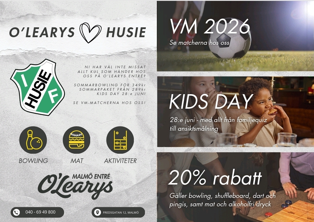 Vi ses på O´learys i sommar!