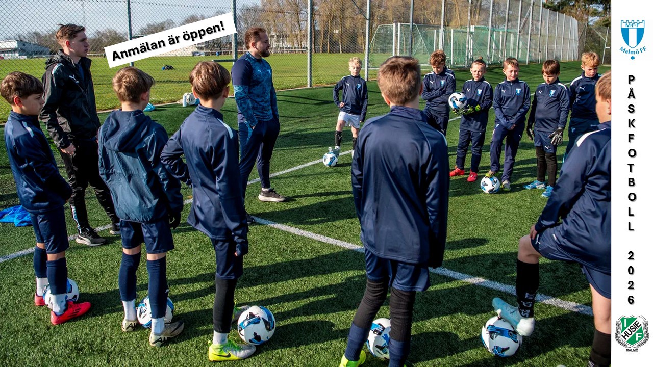 Påskfotbollscampen är nu stängd för fler bokningar.