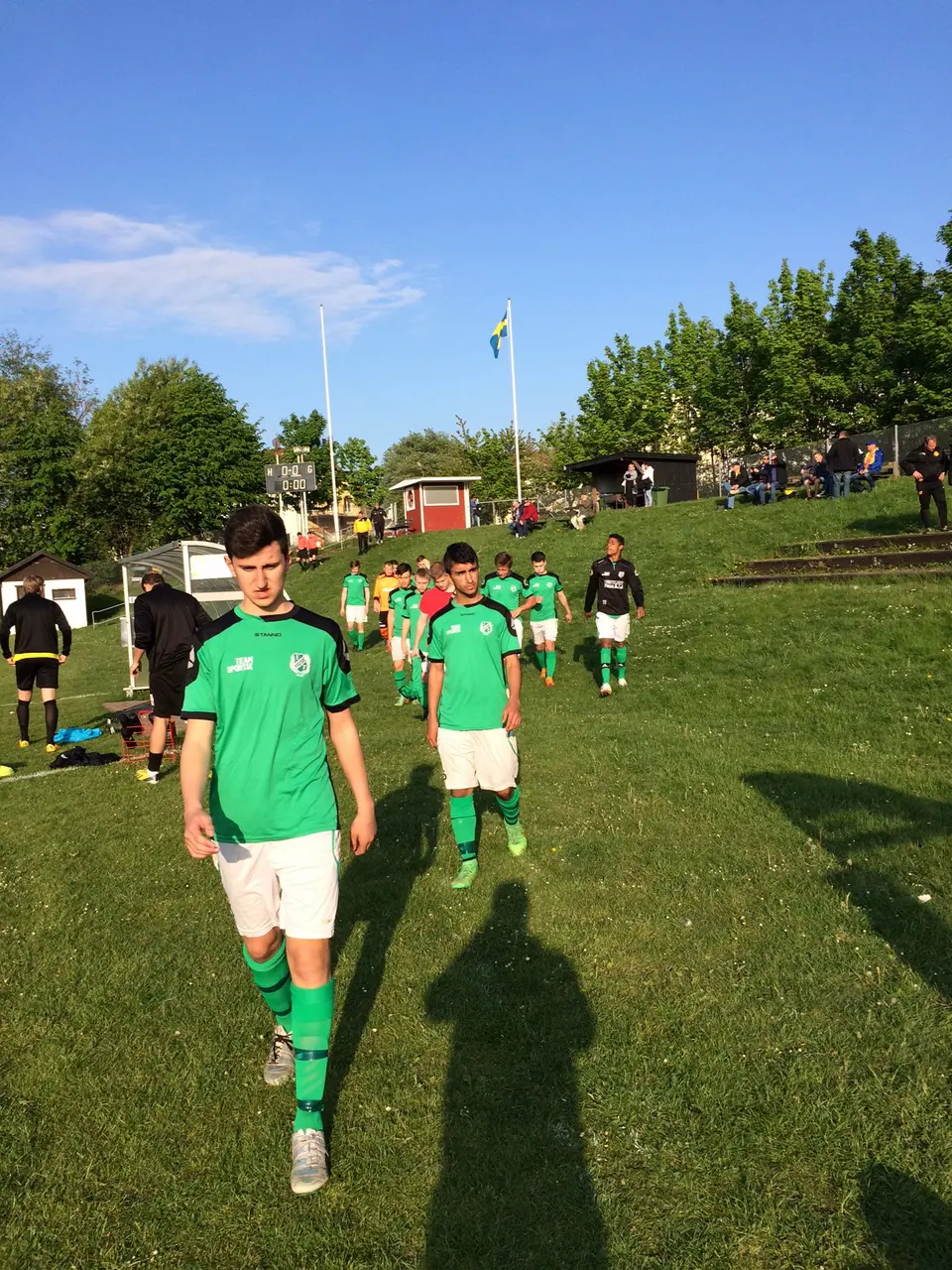 DM-match på Husiegårds IP, massor av publik på plats..