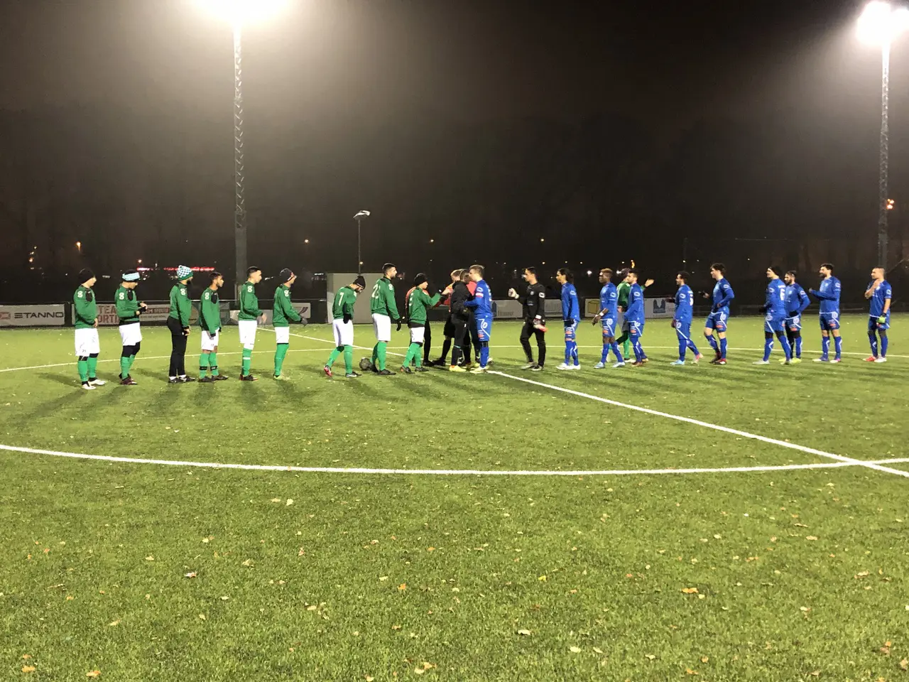Kvällens borta-träningsmatch slutade med tennis-siffrorna 5-4(3-2) till LSK..