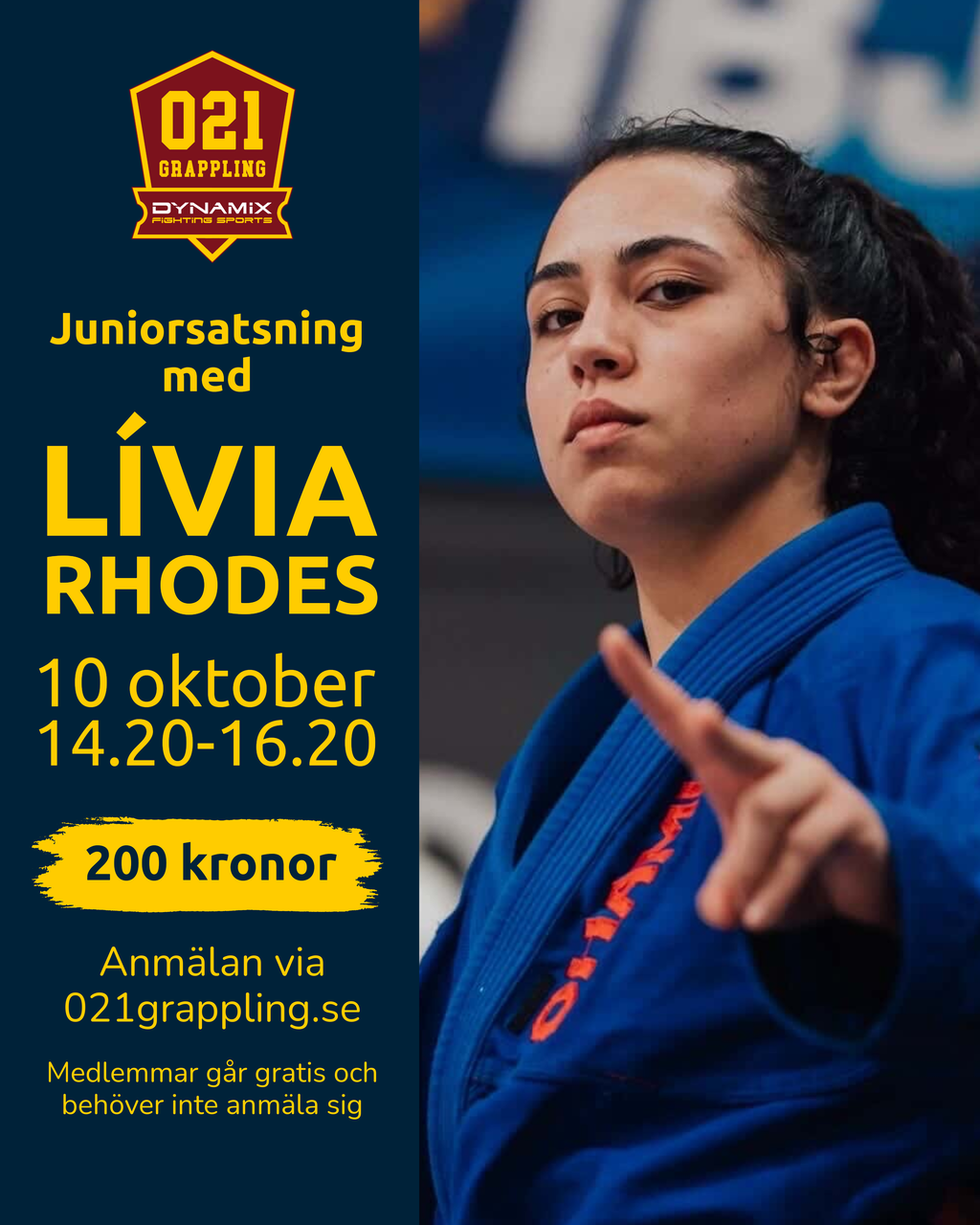 Juniorsatsning med Lívia Rhodes