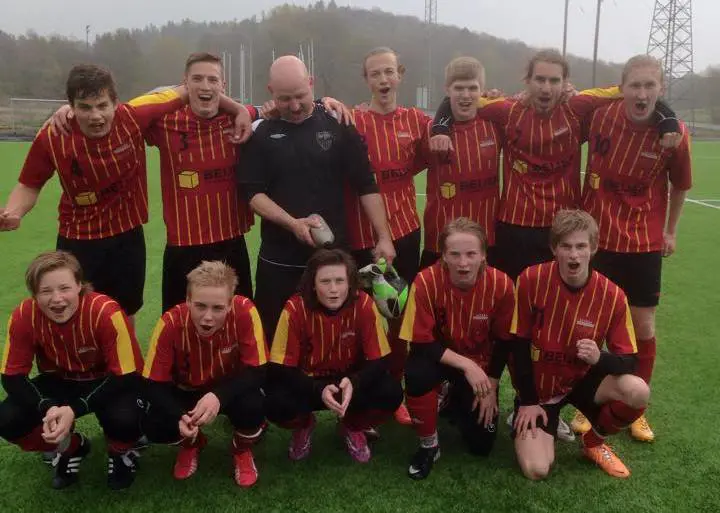 Farsan Svante saknas på bilden då han tog en rök...