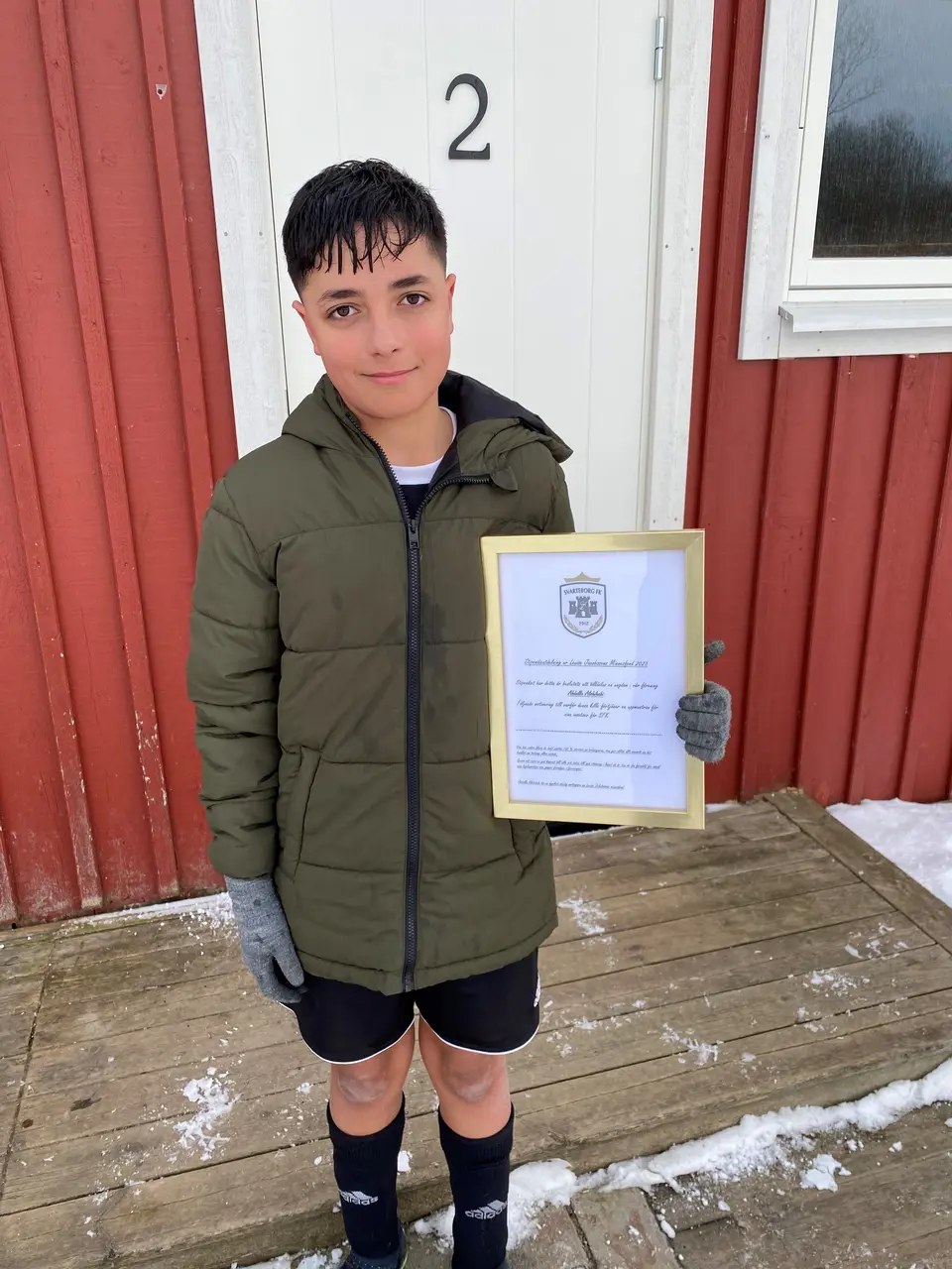 Abdulla Alshihabi 2023 års stipendiat Louise Jacobssons minnesfond.