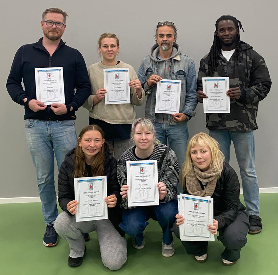 Björn, Fanny, Sebastian, Baasbank, Julie, Maya och Lisa