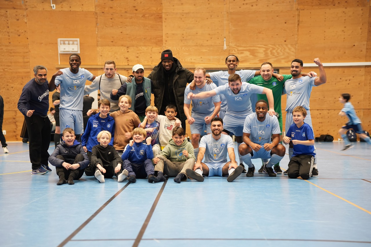 "vinnarna av Futsal Herrar Div 1"