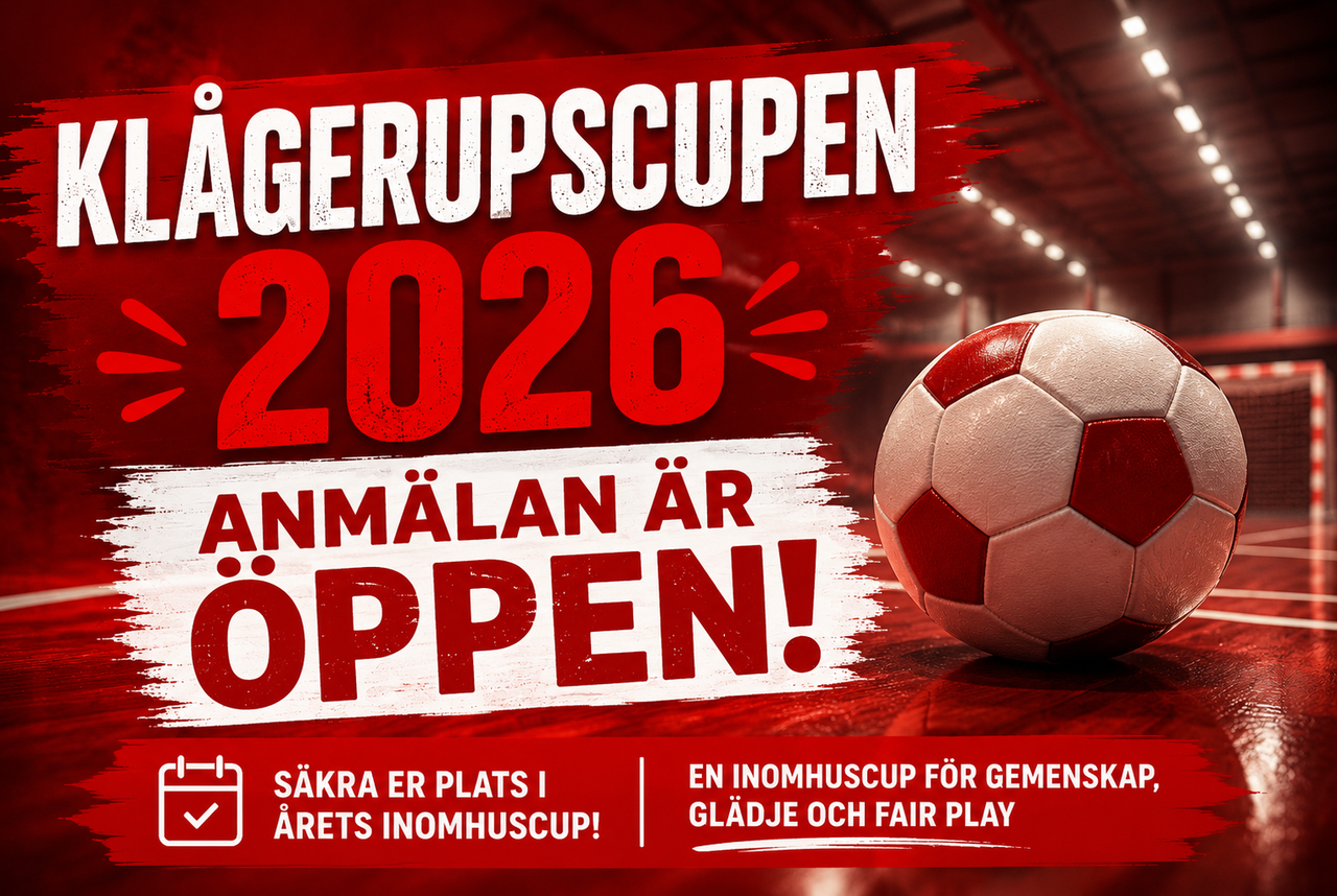 Anmäl er här till Klågerupscupen