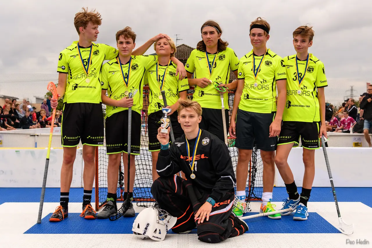 William Hedin, Elias Magnusson, Axel Bengtsson, Lukas Kronholm, Filip Ahnfelt, Jonatan Håkansson och Ville Folkesson