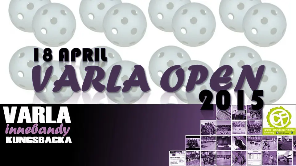 Varla Open 2015 - 18 april i Lindälvshallen