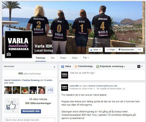 VARLA IBK på Facebook
