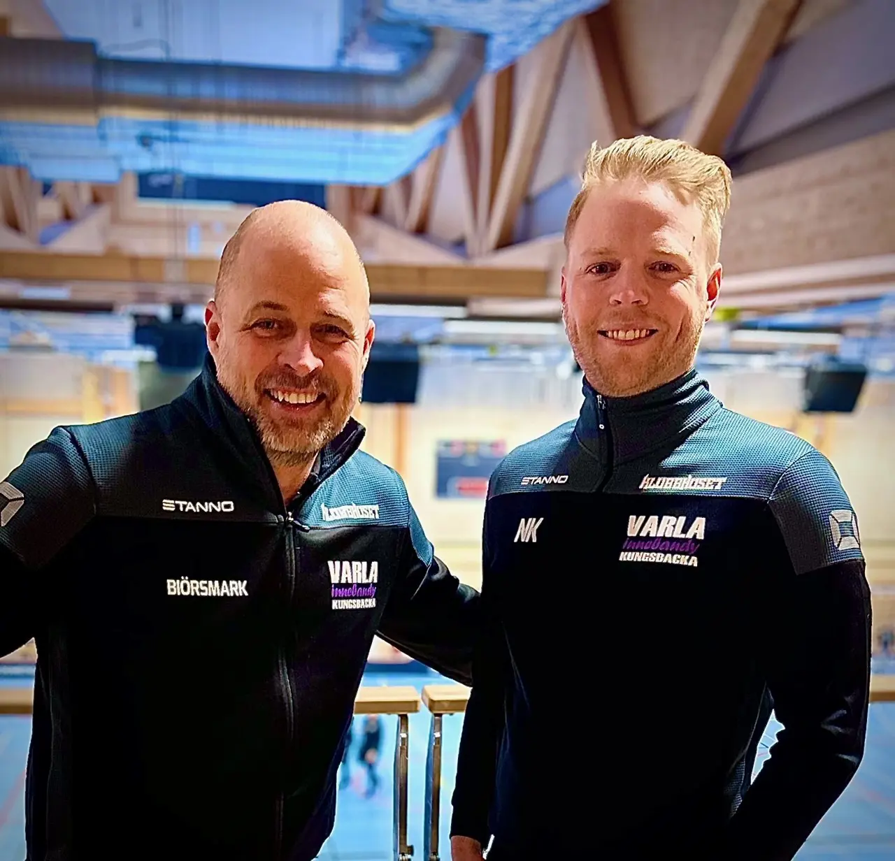 Sportchef Fredrik Biörsmark och Niklas Käll