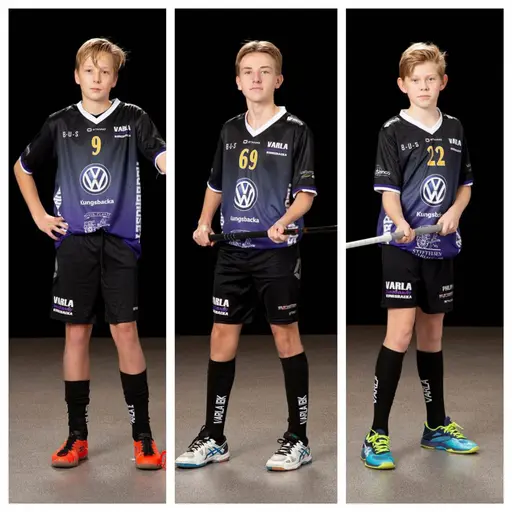 Bild 1: Emilia (F04). Bild 2: John, Viktor, Albin, Gabriel och Rasmus (P04). Bild 3: Alva och Thea (F05). Bild 4: Viktor, Kalle och Philip (P05)
