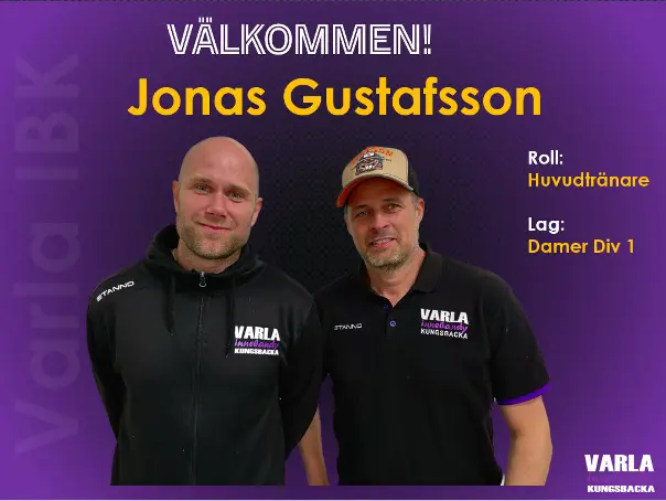 Huvudtränare: Jonas Gustafsson, Sportchef: Fredrik Biörsmark