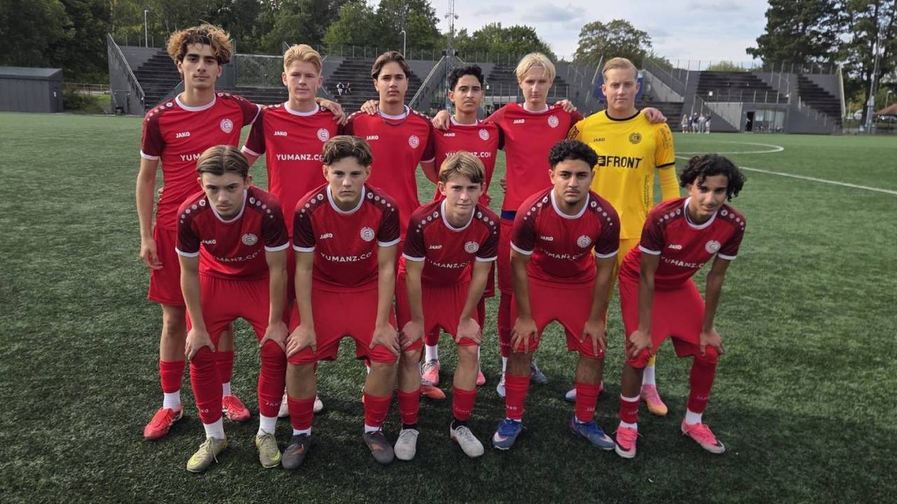 Citys startuppställning i förlustmatchen borta mot Lidingö.