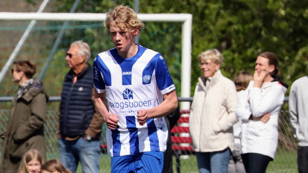 Hugo Lundin och City ställs mot Södertälje FF i onsdagens DM-kvartsfinal på Årby IP. FOTO: Mats Svensson