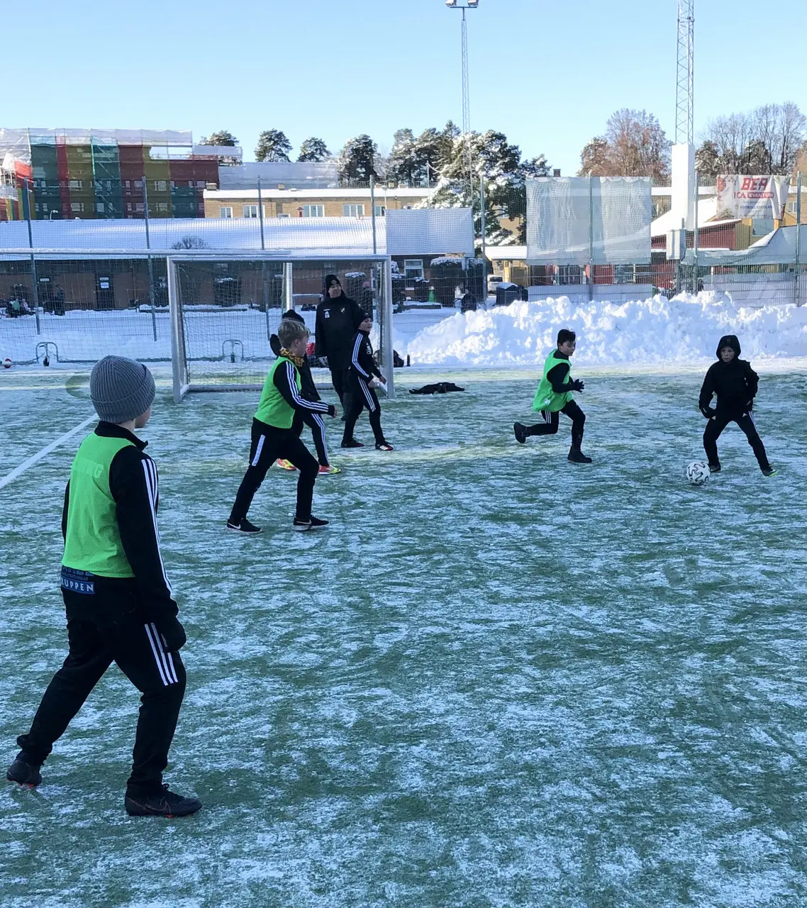 Lättsam träning där underlaget var bättre än väntat