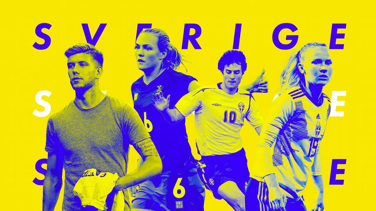 På bilden från vänster: Anton Saletros (1996), Magdalena Eriksson (1993), Olof Guterstam (1983), Matilda Vinberg (2003).