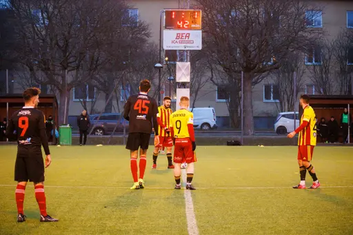 Bilder från matchen mot Syrianska. Fotograf David Jansson