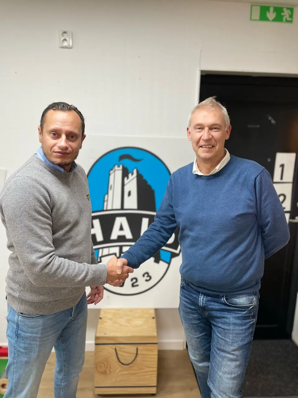Alexander Vikner & ordförande Mats Andersson