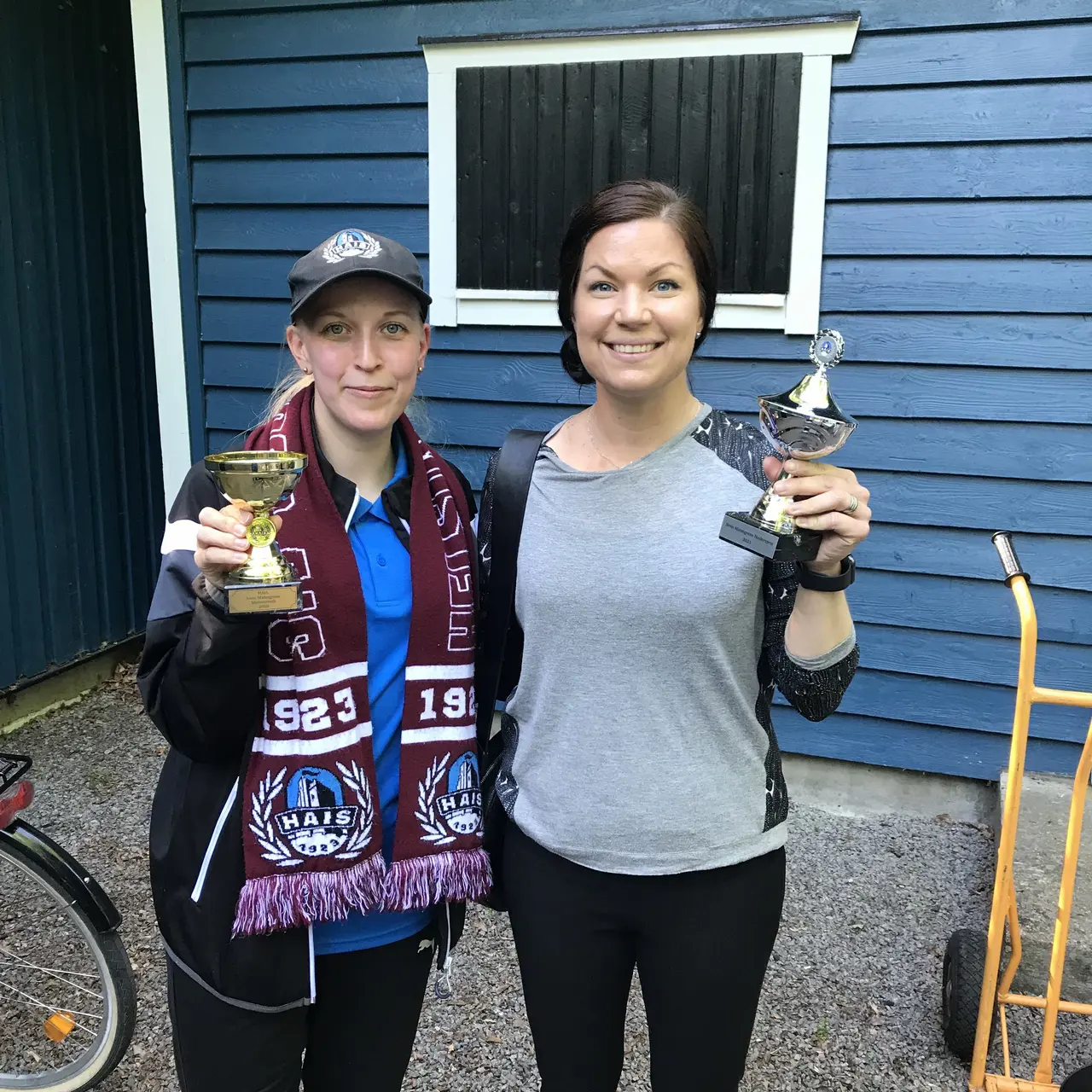 Mottagare av Sven Malmgrens Minnestrofé 2020 Michell Berg och 2021 Marie Hoff