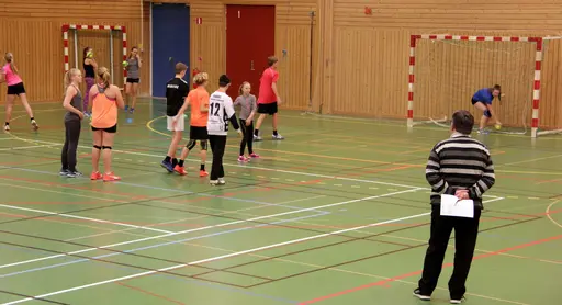 Några bilder från dagens provträning i Kulladals Sporthall.