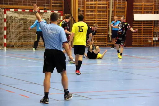 Matchen spelades i Lindängens Sporthall den 16 oktober. Tillslut vann HK Malmö med 2-19. 
