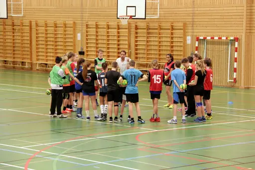Några bilder från dagens provträning i Kulladals Sporthall.