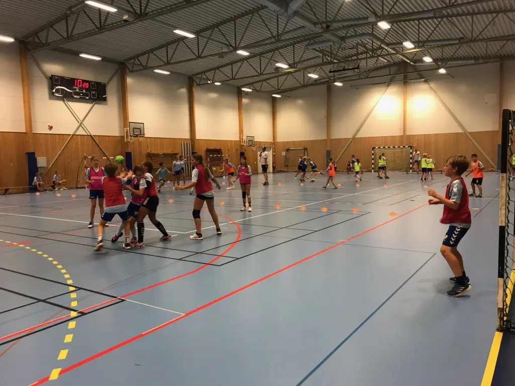 Minihandbollsmatcher med Goalchaboll