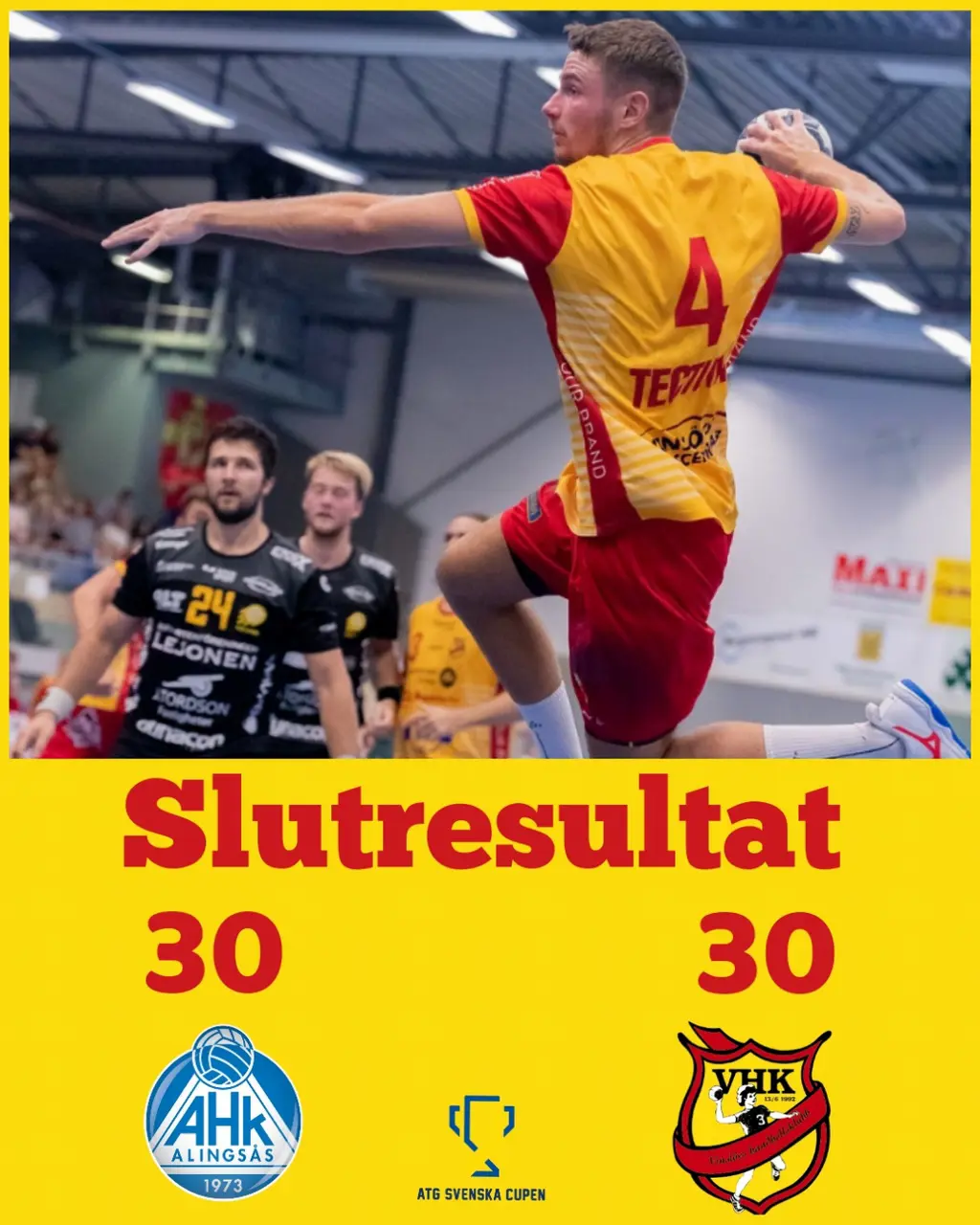 Vilmer Mårtensson i matchen mot Karlskrona