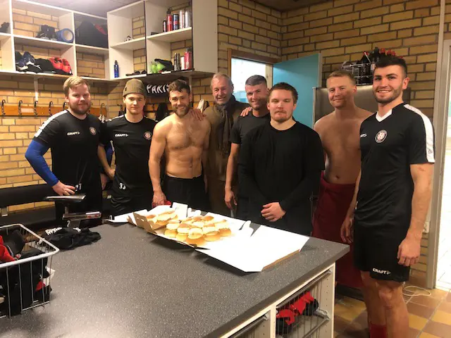En tapper skara som trotsade sportlov, väder mm (saknas på bild gör Tim Jörwall som också deltog i "myspasset")