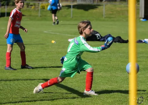 Effektiva Flagg hade högt passningstempo, intensitet och vilja. Dessutom många avslut som resulterade i många mål. Ebbe spikade nästan igen helt. Foto: @daniel_nunez_film_foto
